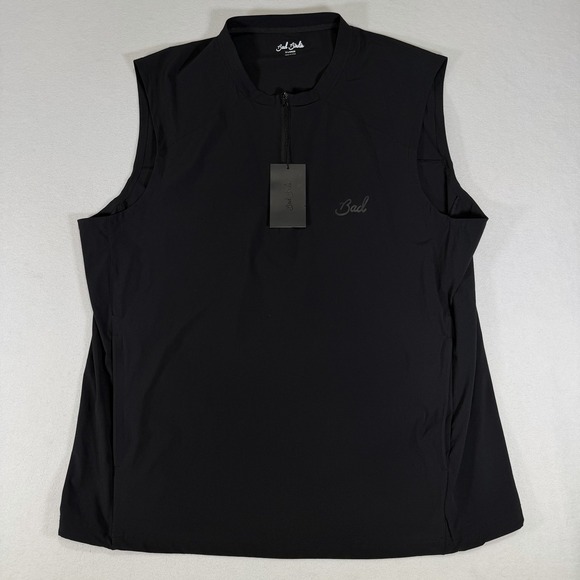 NWT‎ Bad Birdie Men's Bad Elements Lightweight Wind Golf Vest XL Black